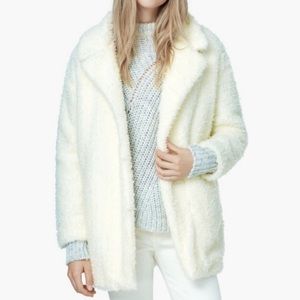 MNG by Mango Faux Sherling Coat Size XS